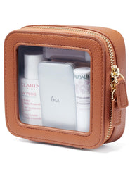 Popvibe bolso de maquillaje transparente con cierre, visión clara de tus cosméticos.