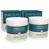 Porcelana Crema Nocturna Hidratante: botella visible, hidratación suave para piel cansada al final del día