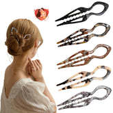 Pinza Prestige Frances cabello frente, sujeción suave para peinados diarios.