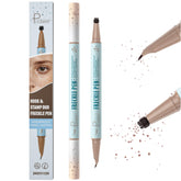 Pudaier lápiz microblading para pecas, doble terminación para un look natural