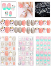 Pumkryth Rain Bingo: 72 uñas postizas autoadhesivas para una manicura rápida y divertida.
