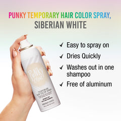 Punky Siberian White: color completo para un look audaz
