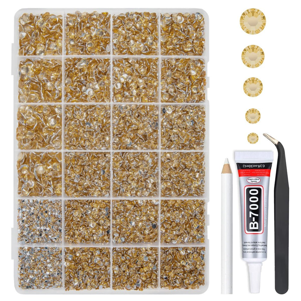 qiipii cristal Champagne 24 celdas brillo para manualidades