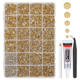 qiipii cristal Champagne 24 celdas brillo para manualidades