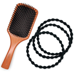 Qooocy coleteros agarre firme, ideal para peinados diarios y colas duraderas.