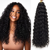 QRHSUKA GoGo Curl muestra onda de agua suave para estilo natural y con movimiento.