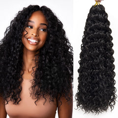 QRHSUKA GoGo Curl muestra onda de agua suave para estilo natural y con movimiento.