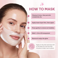 Quasi Bio-Collagen mascarilla nocturna: hidratación duradera durante la noche.