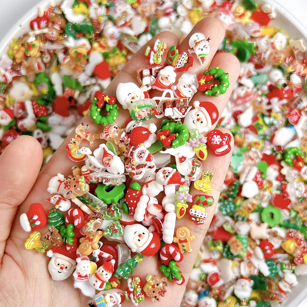 Quezadyl munecos-de-nieve en uñas para un look navideño brillante