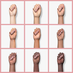 RARJSM tono rosado neutro claro para un aspecto neutro y elegante.