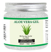 Raslok Aloe Vera Gel, pote de aplicación suave para hidratación diaria de piel y rostro.