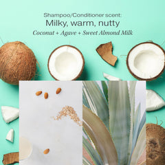RAW SUGAR champú con agave para hidratación equilibrada