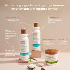 RAW SUGAR mascarilla reparadora, textura cremosa para brillo y fortaleza
