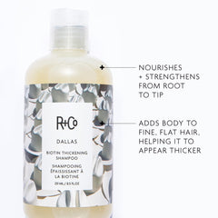 R+Co Dallas Champú Engrosante: espuma que aumenta el cuerpo del cabello fino
