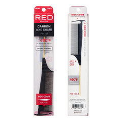 RED by Kiss Carbon Axe peine resistente al calor para estilos duraderos