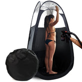 Reneebeautytan tienda bronceado grande con ventana clara para iluminación natural.