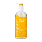 Renpure Marula Aloe Shampoo: botella con bomba, hidratación para cabello seco y rizado.