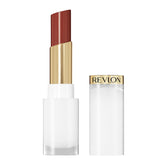 REVLON Bálsamo Labial Brillo Vidrioso 010 Vino Especiado en swatch: hidratación instantánea y acabado brillante.