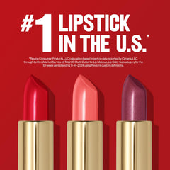 REVLON Super Lustrous Lipstick contiene pigmentos microfinos para color intenso.