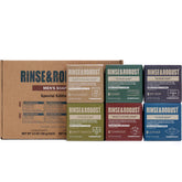 Jabón en barra Rinse & Robust con aroma cuero para limpieza masculina