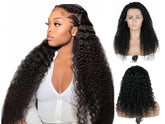 ROHANEM peluca lace front ondulado profundo, densidad 250% para volumen y naturalidad diaria.
