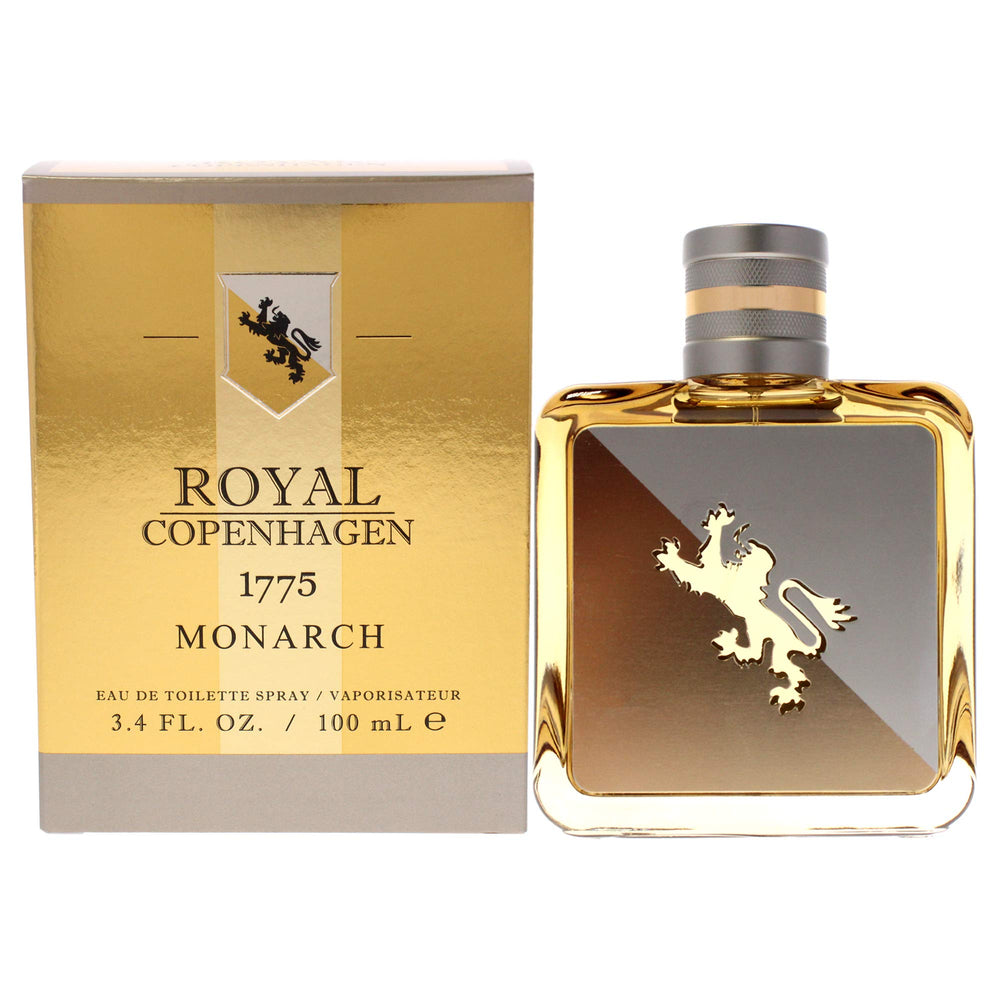 Royal Copenhagen 1775 Monarch, botella visible, ideal para uso diario con frescura duradera.
