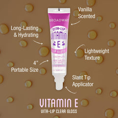 Ruby Kisses Broadway Vita-Lip Gloss hidratación prolongada y suavidad.