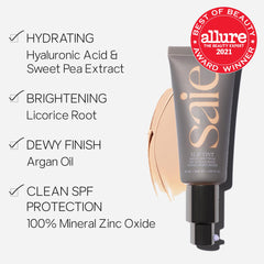 Textura ligera de Saie Slip Tint para acabado natural y luminoso