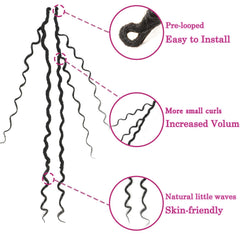 SAMBRAID Diosas de Locs, 112 piezas para un acabado completo