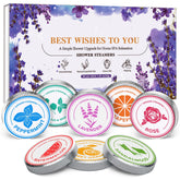 Sanyi bombas ducha aromaterapia, set para regalo, experiencia sensorial y relajante al despertar.