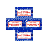 Satya Nag Champa jabón en barra de 150 g, aroma calmante para uso diario