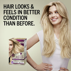 Schwarzkopf Keratin Blonde: loción desarrolladora para un rubio intenso y estable.