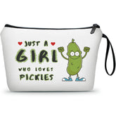 SEAMOON bolsa maquillaje pepinillos, diseño único, ideal para regalo y viaje
