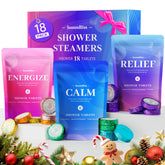 SeasonBliss set de 18 pastillas para ducha, aroma envolvente y sin residuos tras la ducha.