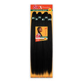 Sensationnel X-Pression preestiradas caja-trenzas, listas para trenzar con acabado natural.