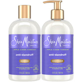 SheaMoisture Anti-Caspa champú con vinagre de manzana, dos botellas para refrescar cuero cabelludo