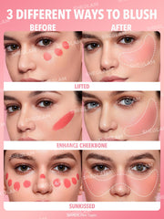 SHEGLAM Color Bloom Rubor Líquido con vitamina C para piel radiante.