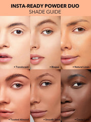 SHEGLAM Polvo facial que controla grasa para un acabado mate prolongado.