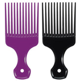 SIMPOR peine de dientes amplios para pelo afro, desenreda suavemente y aporta volumen