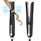 SKIMI Airflow Styler con placas de titanio 3D para deslizamiento suave y brillo.