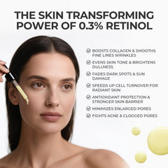 Textura ligera del serum SKINERSE, se absorbe rápido sin grasa.