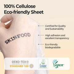 Fórmula vegana certificada y envase sostenible para cuidado responsable.