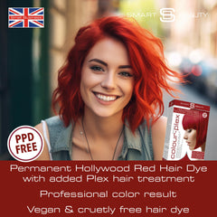 Smart Beauty Tinte Rojo Plex, crema de color suave para aplicación