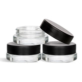 Frasco SODO LOCO 7ml con tapa negra y perfil bajo para aceites.