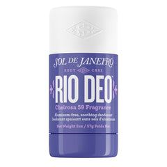 Sol de Janeiro Rio Deo Cheirosa 59, desodorante recargable, envase frontal para uso diario.