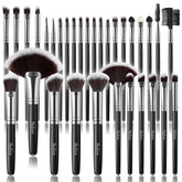 SOLVE brochas maquillaje 32 piezas – base para cobertura suave y uniforme.