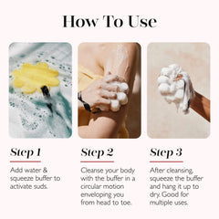 SPONGELLÉ Buffer Verbena, ingredientes edelweiss yuzu para exfoliar suavemente