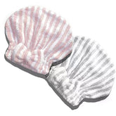 SportMore toalla microfibra para cabello, turbante rosa-blanco, alta absorción para secado rápido.