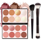 Springsky Paleta Contorno 16 Colores – vista frontal para seleccionar tonos versátiles.