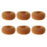 SQULIGT rosquilla-moño mini 2 pulgadas, castaño claro: fácil de colocar y mantiene el cabello ordenado.